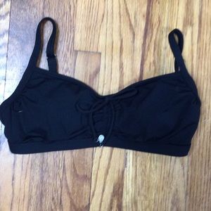 Black Lands End Underwire Bikini Top